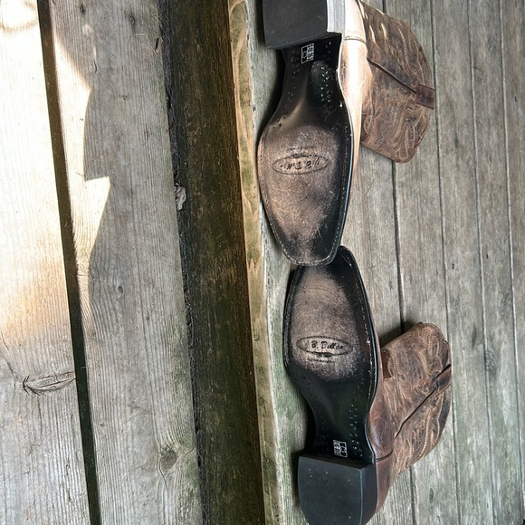 J.B. Dillon, Warm Chocolate, Size 10, Genuine Goat, Ladies Cowboy Boots - Picture 3 of 5